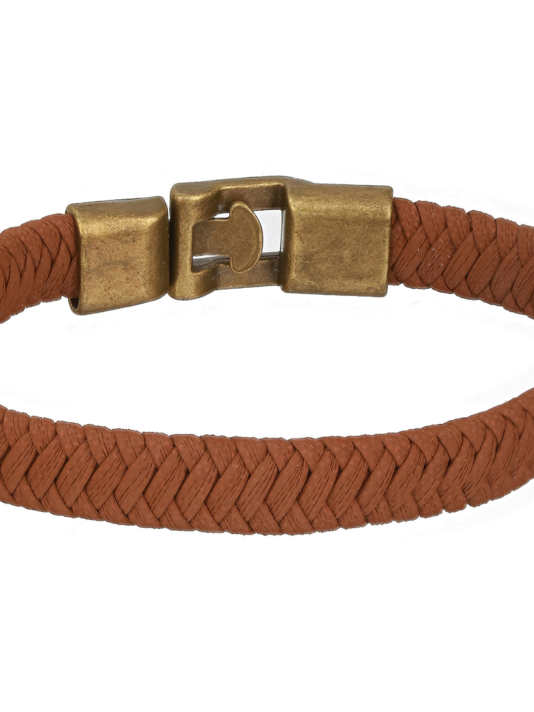 Men Pack Of 4 Brown & Black Beads Elasticated & Handcrafted Bracelet