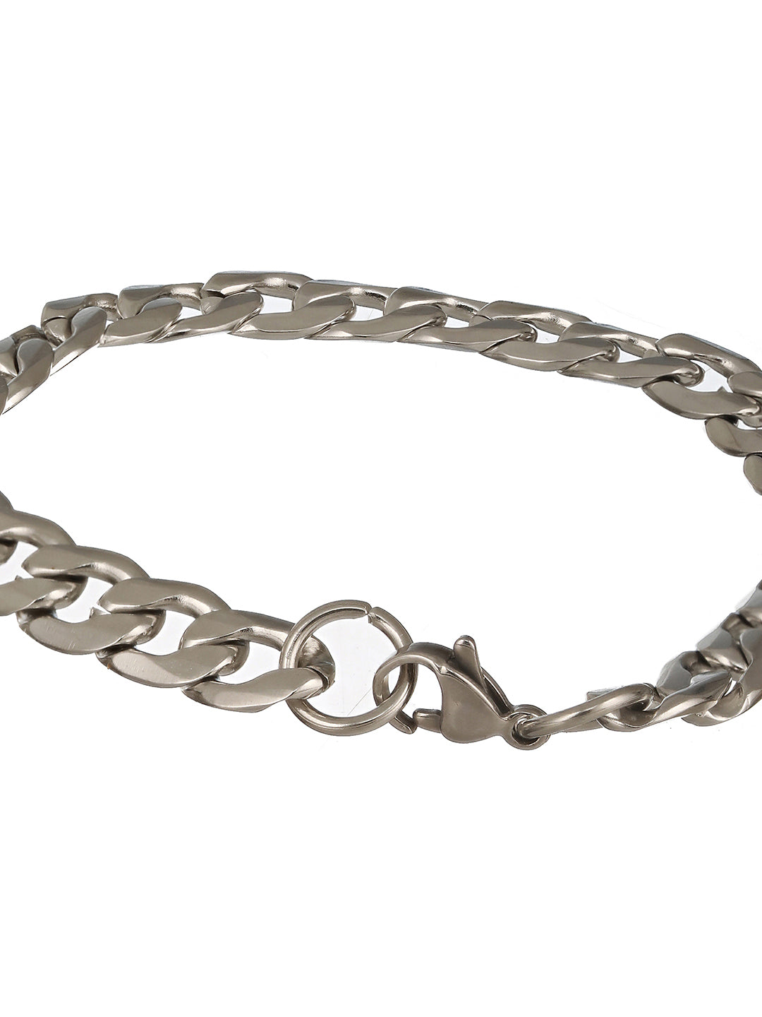 Men Silver-Plated Link Bracelet