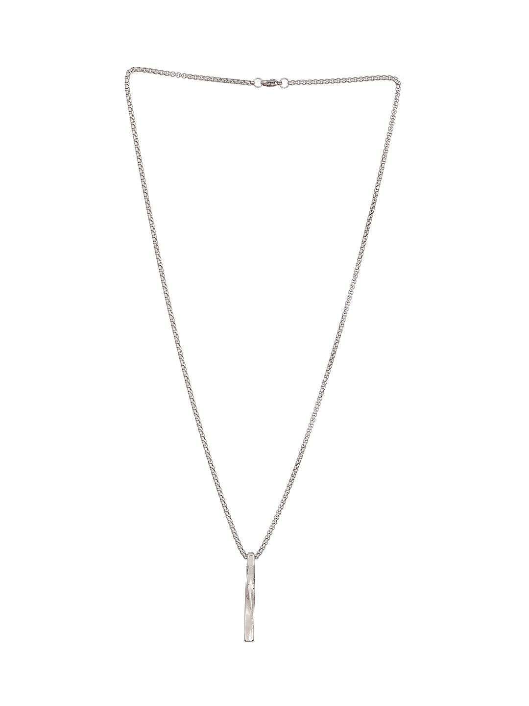 Silver-Toned Silver-Plated Necklace