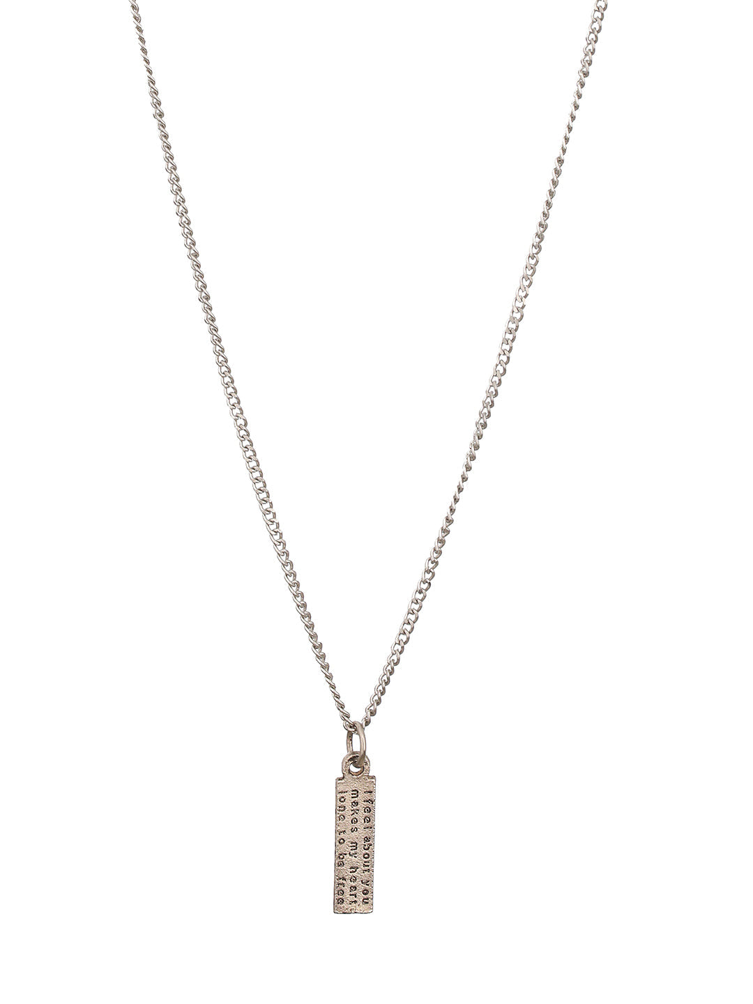 Men Silver-Plated Necklace