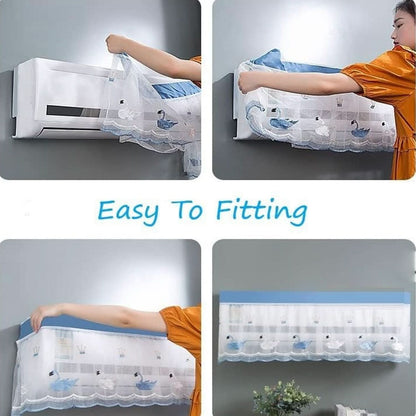 Designer AC Dust Cover Foldable & Washable (1 Ton, 1 Pc)