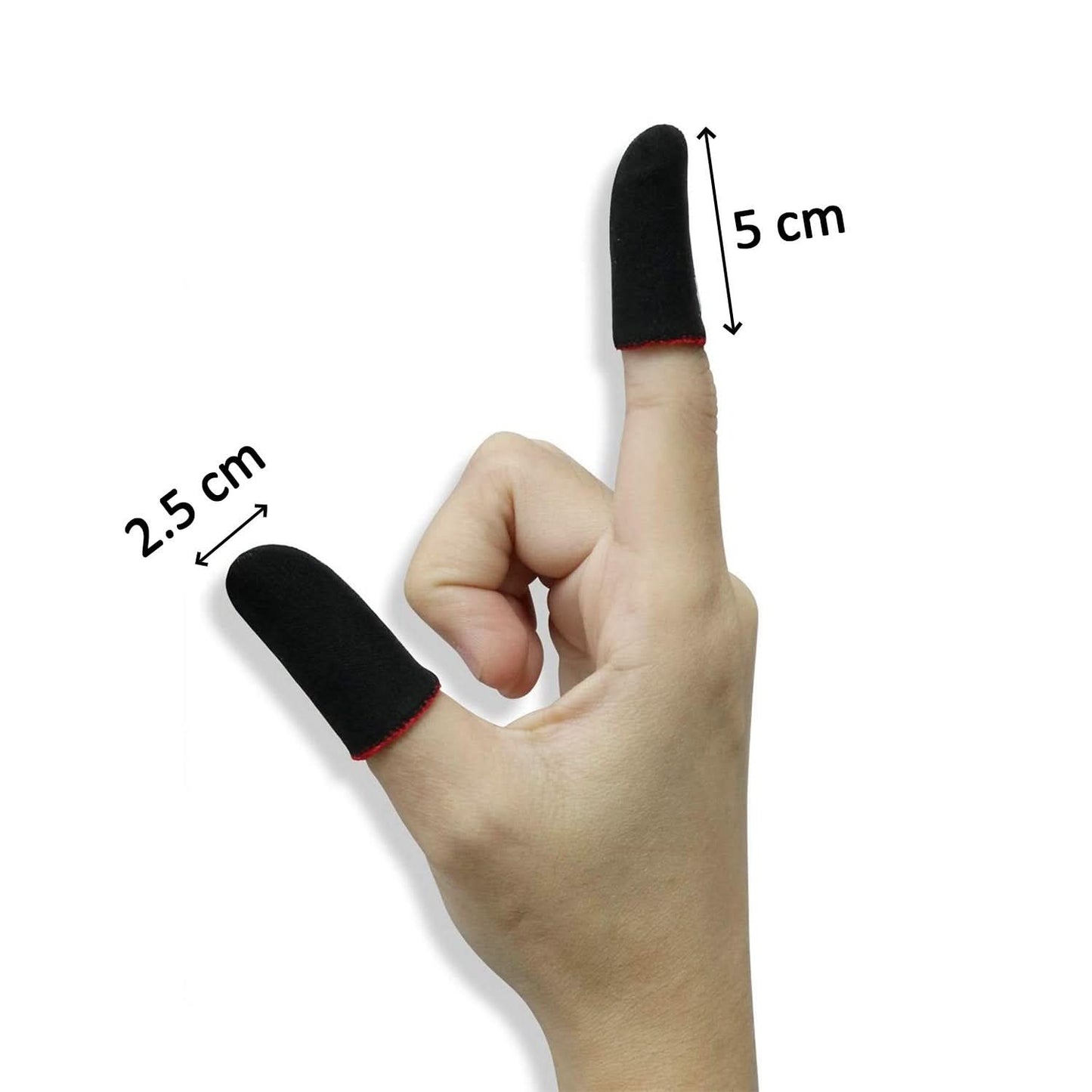 Thumb  Finger Sleeve For Mobile Game like Pubg, COD, FreeFire (1 Pair)