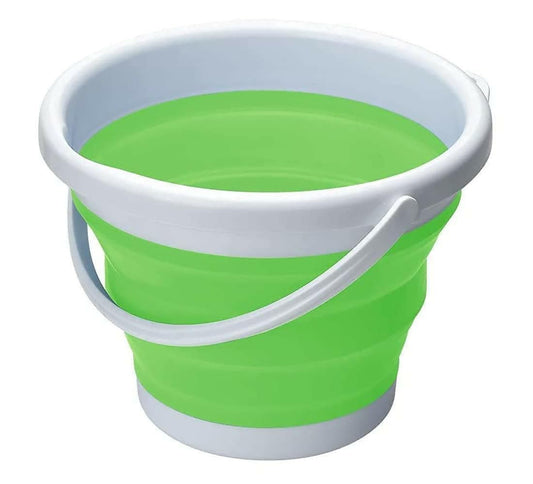 Silicone Foldable Bucket with Strong Folding Bucket Flexible Compact BPA Free Design - HalfPe