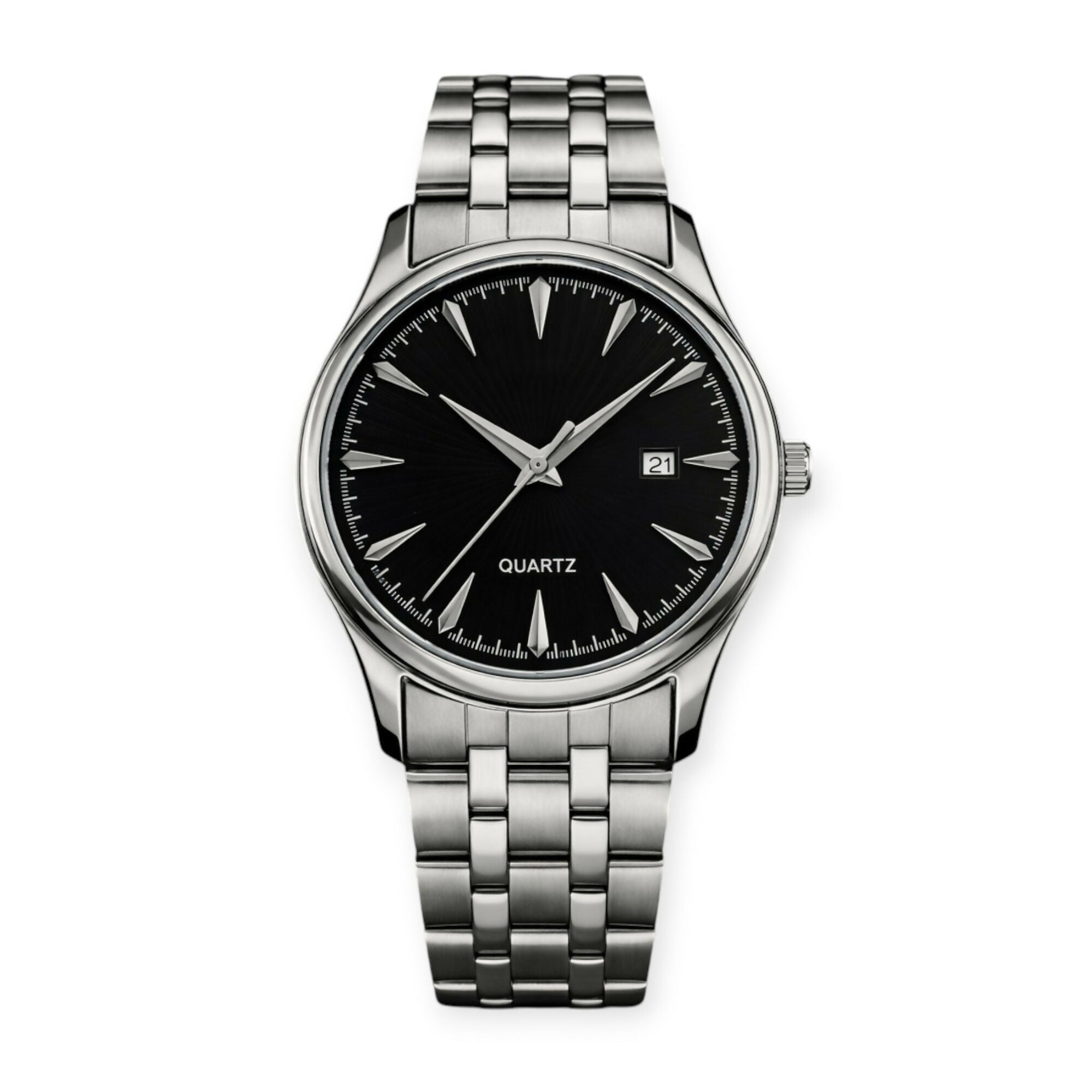LOREM Quartz Analog Stainless Steel Strap Watch with Date Display LR171 LOREM