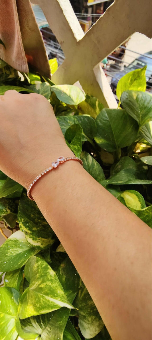 PINAPES ROSE GOLD BRACELET (pack of 2) - HalfPe