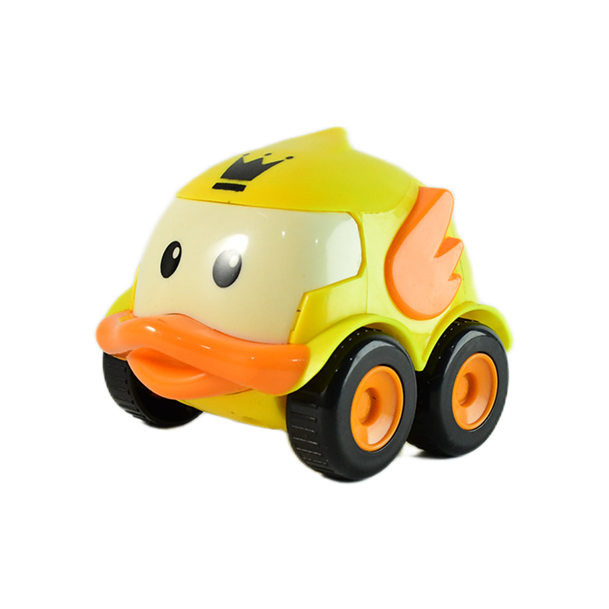 Funwoods 4-Piece Animal Cartoon Pull-Back Toy Car Set Cute Friction Powered Vehicles for Kids (4 Pc  Set)