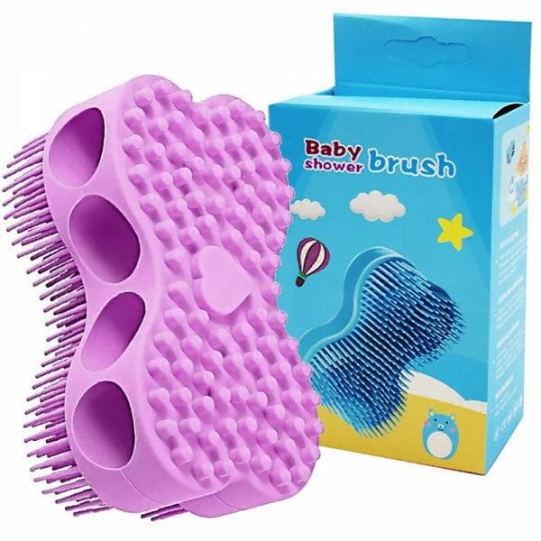 Silicone Bath Brush For Babies - HalfPe