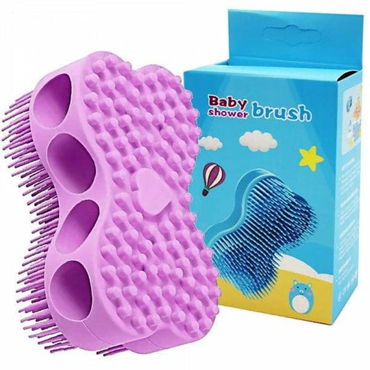 Silicone Bath Brush For Babies - HalfPe