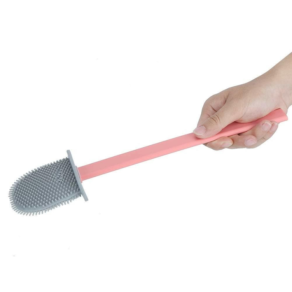 Convenient Lightweight Soft Durable Long Handle Toilet Brush - HalfPe