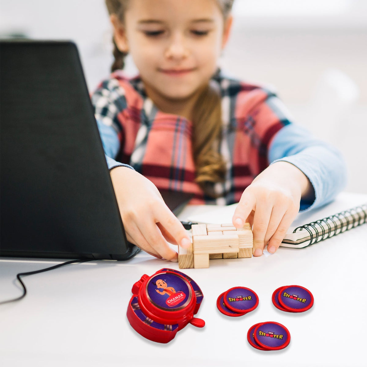 Exciting Hand Disk Shooter Toys Game Set For Kids. Amazing Flying Disc Game. Indoor  Outdoor HP DD