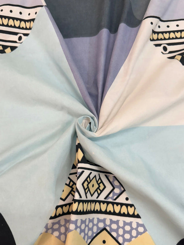 EASY CARE Double Bedsheet 224x254 cm – Premium Micro Polyester Soft Printed Bedding Set for Double Bed | Lightweight, Fade Resistant & Easy Wash Care PANCHAJANYA FASHIONS