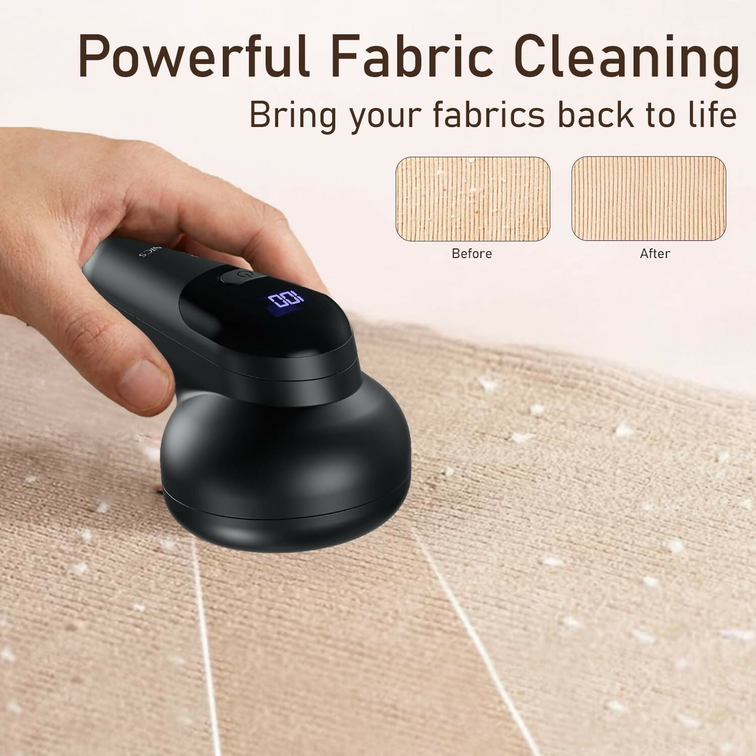 Portronics Lint X Rechargeable Fabric Lint Remover Halfpe Deals