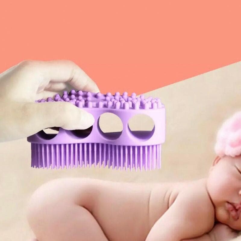 Silicone Bath Brush For Babies - HalfPe