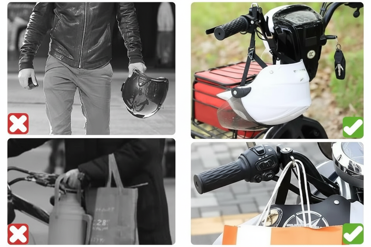 Helmet Lock for Bike ACHSA