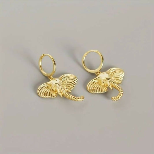 Elephant Shaped Western Earring