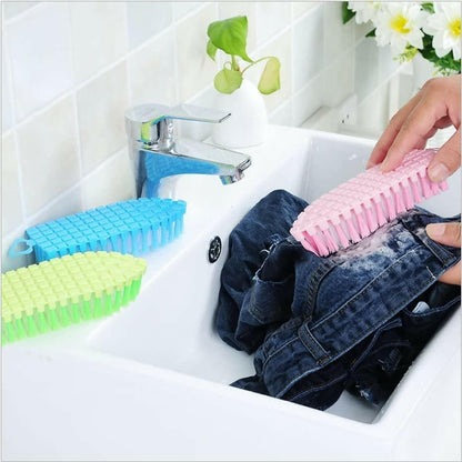 Unique Fibre Plastic Flexible Scrubbing Brush - HalfPe