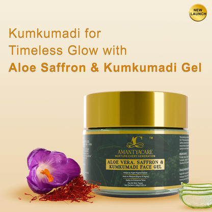 Aloe Vera Saffron & Kumkumadi Face Gel Amantya Care