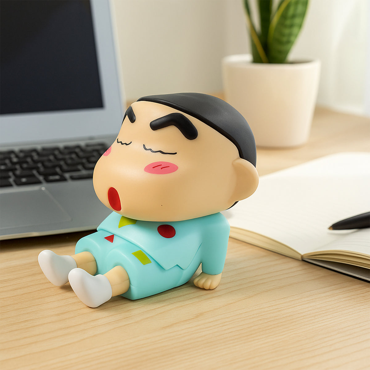 Cute Cartoon Figurine Mobile Phone Stand – Desk Holder for Videos & Video Calls, Anti-Slip Base, Sturdy Single-Piece Design (1 Pc)