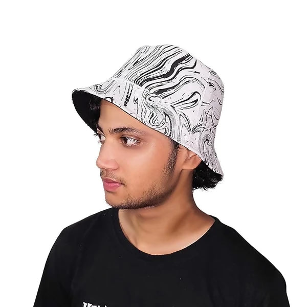 Unisex_Bucket_Hats_Fashion_Beach_Reversible_Bucket_Hat_for_Men_Women_Summer_Outdoor_Boy_s_Girls_Boonie_Cap_Breathable_Packable_Liquid_Print_Black_and_White_-_Tomorrow_Fashion_-_-5