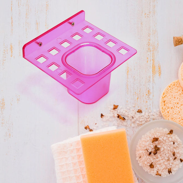 2-in-1 Toothbrush Holder & Tumbler Dish Set  (2 Pcs)