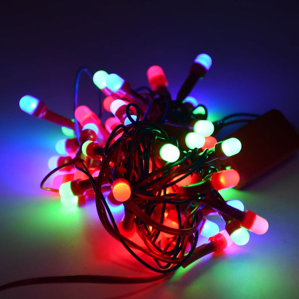 Festival LED Lights Multi-Color String with 90 LEDs for Indoor/Outdoor 9m