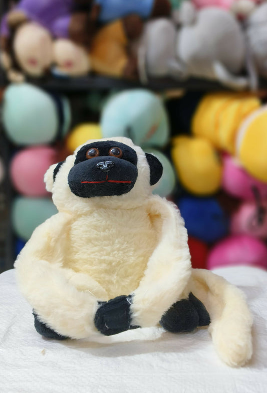 Soft Stuffed Monkey Toy (Cream)