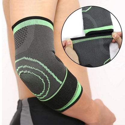 Elbow Support Sleeve For Gym/Workout With Strap - HalfPe