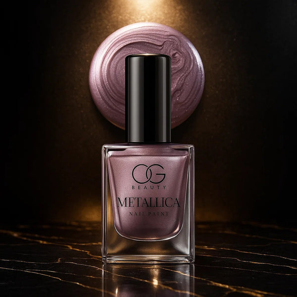 Og Beauty Premium Rose Chrome Metallica Nail Polish (1 Pc  10 Ml)