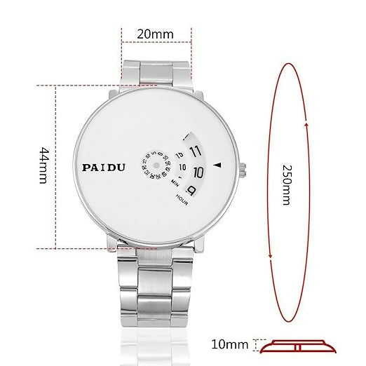 Stylish Paidu Analog Men’s Watch Premium Round Dial Casual Timepiece