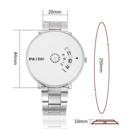 Stylish Paidu Analog Men’s Watch Premium Round Dial Casual Timepiece