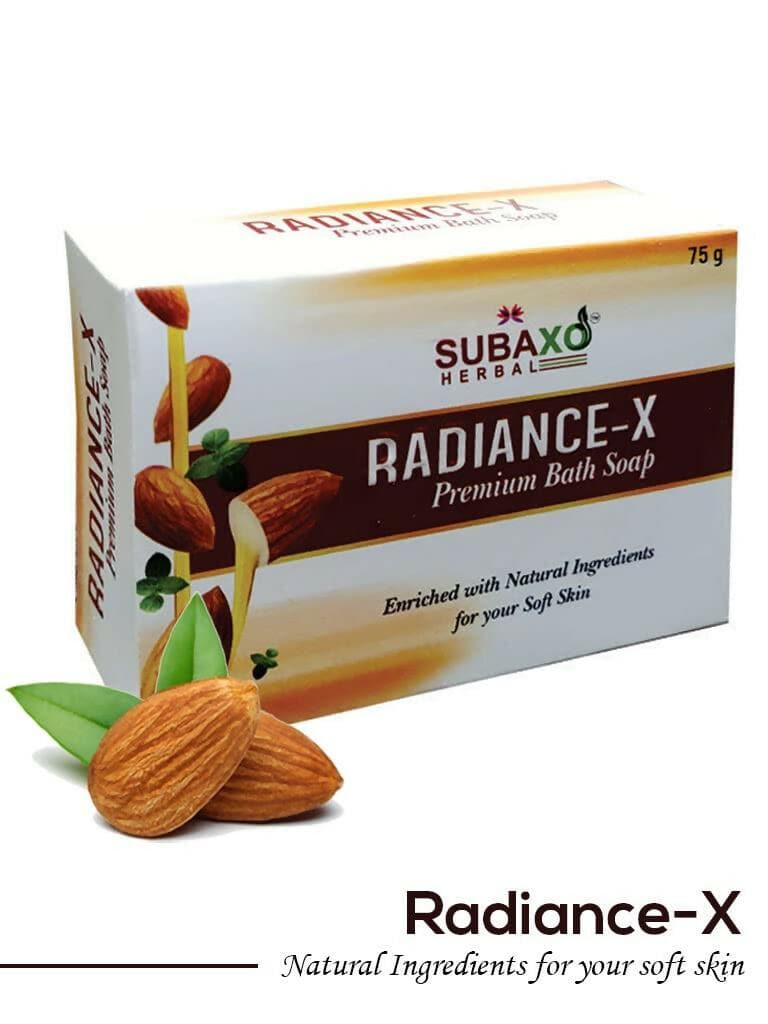 Subaxo Radiance-X Premium Bath Soap(75 g Each, Pack Of 2) & Neem Herbal Face Wash (100ml,Combo) - HalfPe