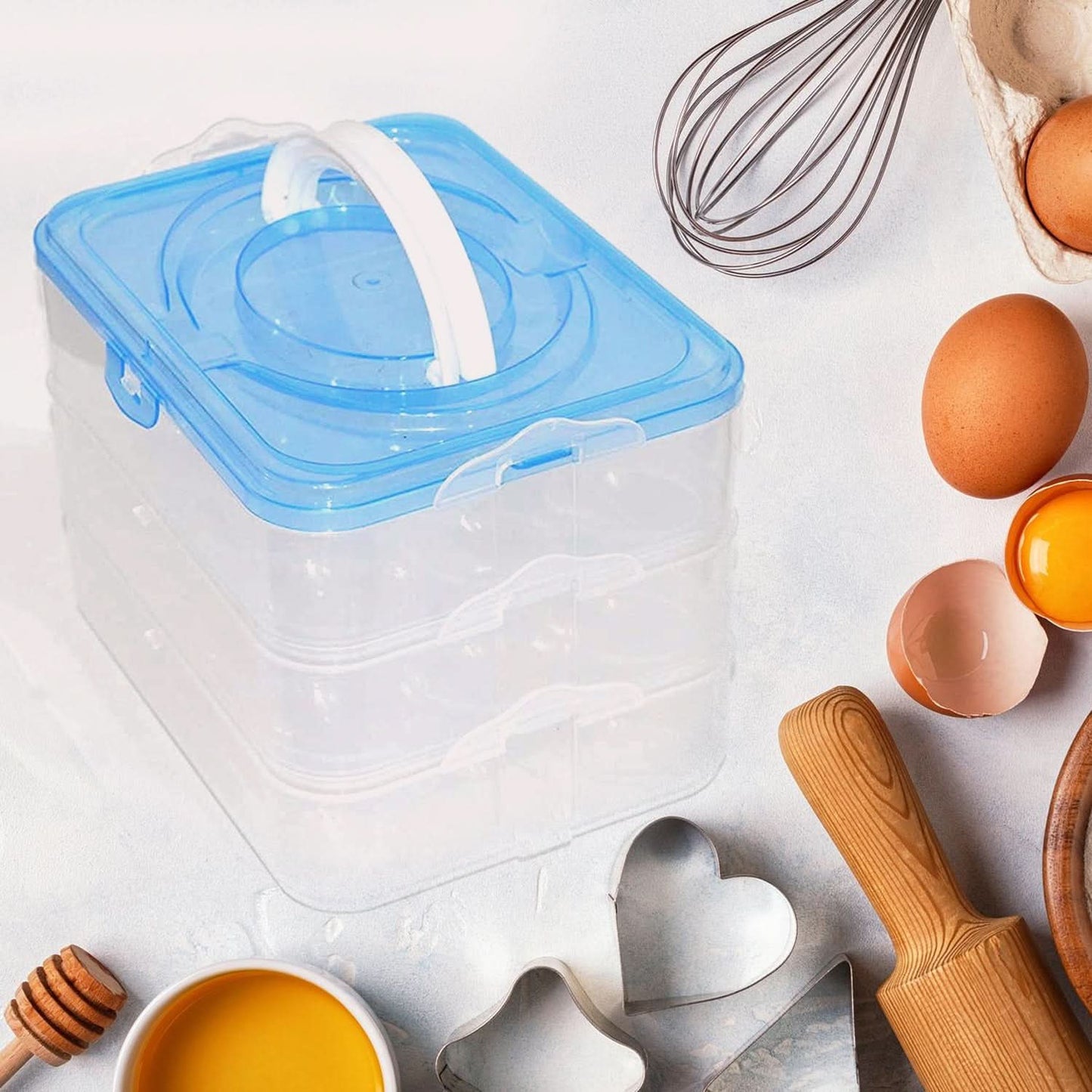 36-Grid Egg Box – Durable Plastic Egg Storage Container for Safe Organization