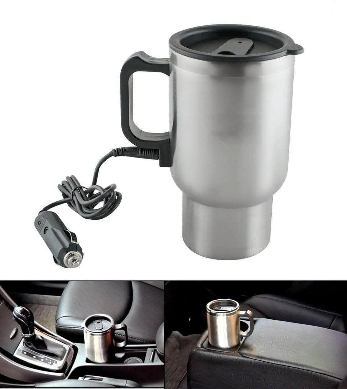 Car Heating Cup Stainless Steel Travel Electric Kettle - HalfPe