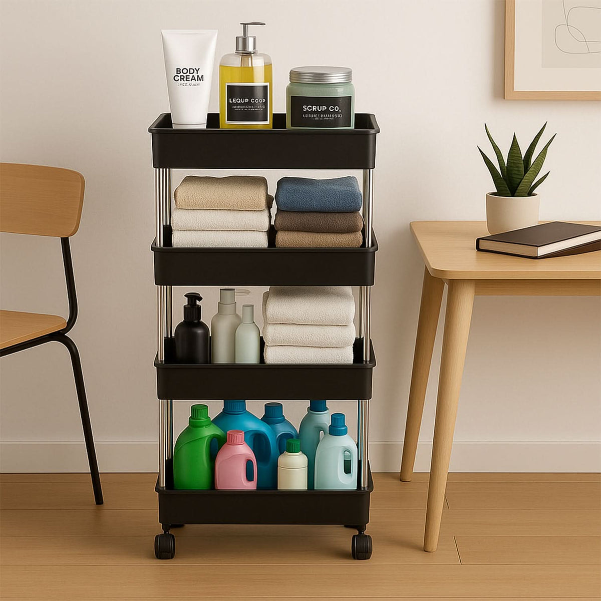 Movable Storage Rack Trolley HP DD