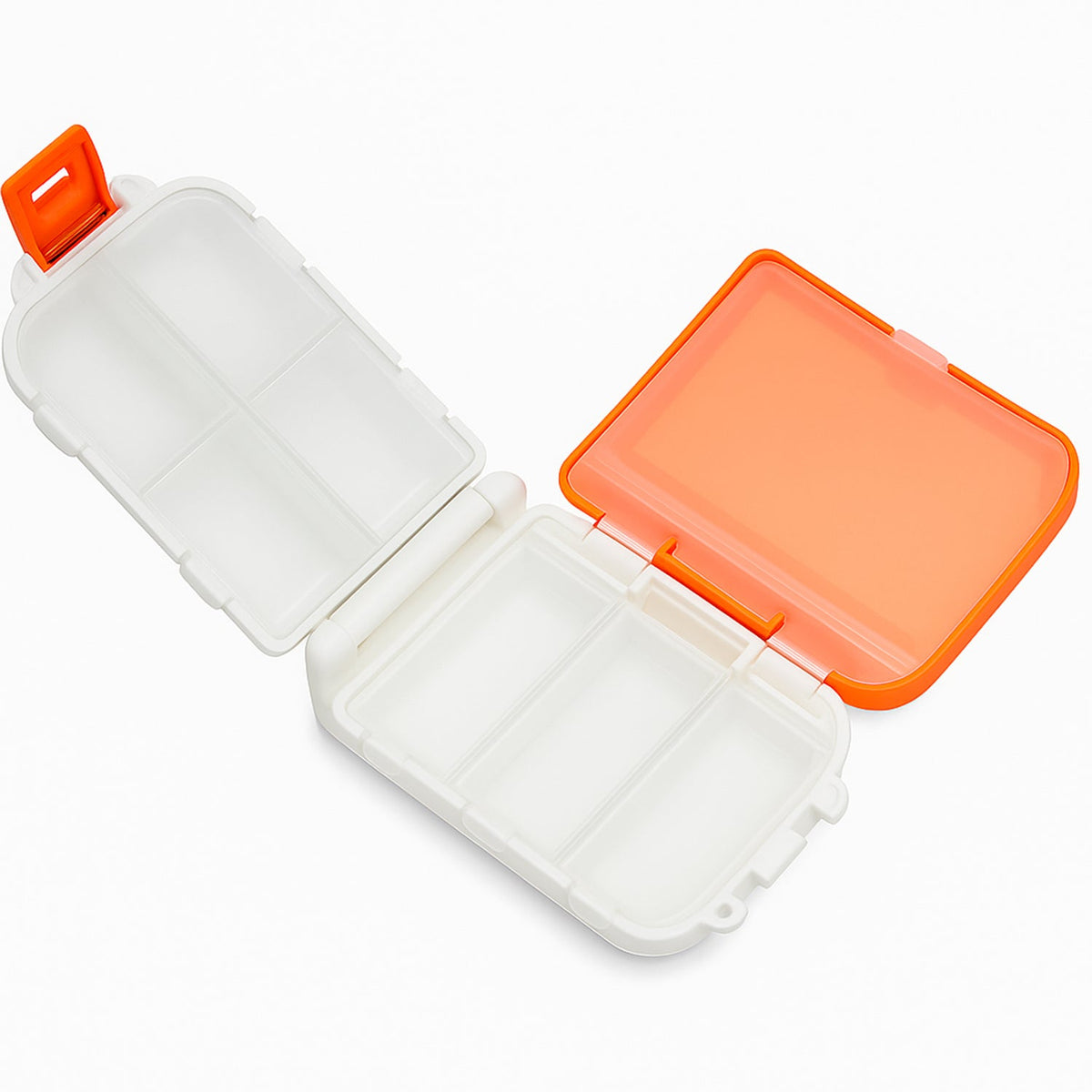 Portable Orange Dual-sided Pill Organizer Box (1 Pc) HP DD