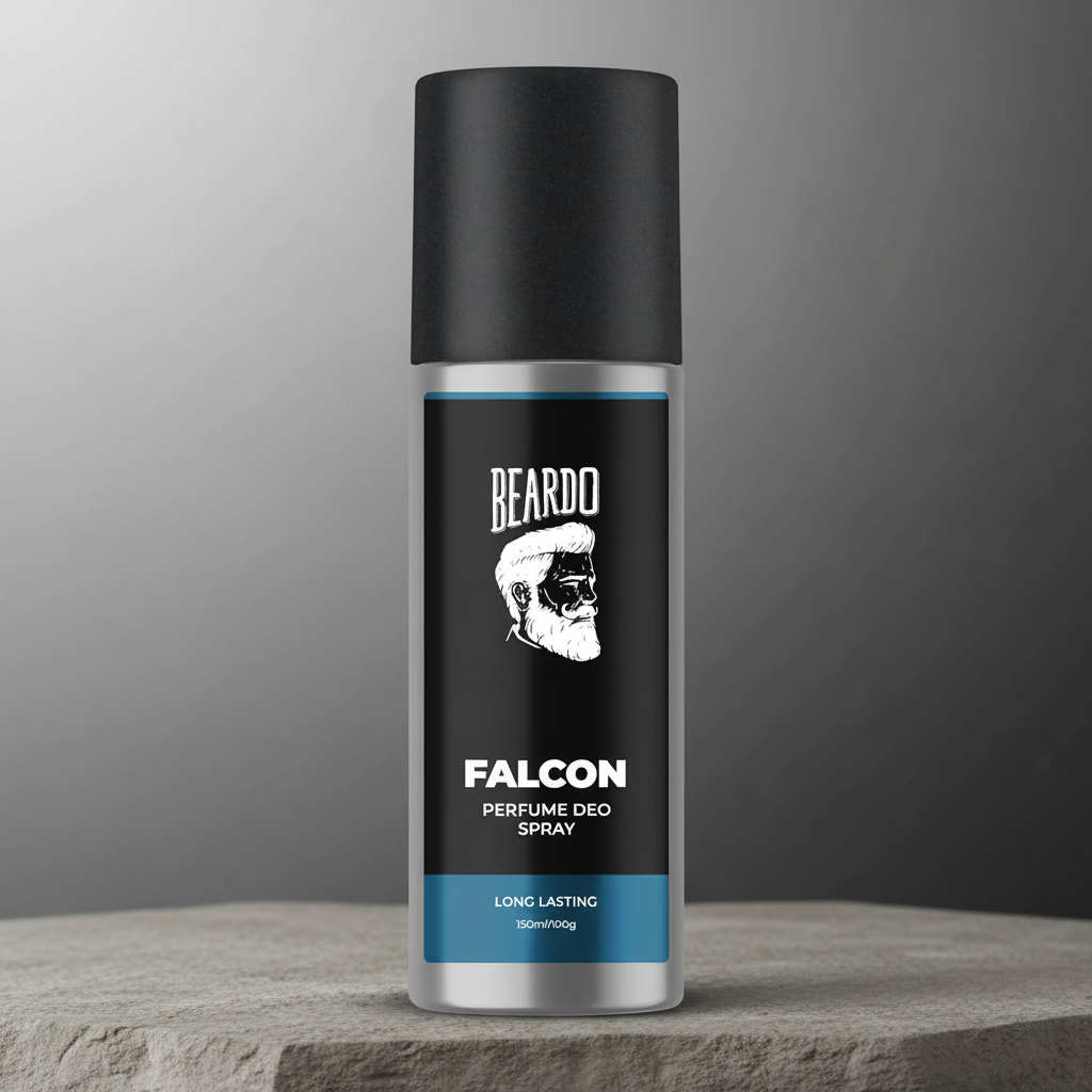 Beardo Falcon Perfume Deo 150ml Amber Fresh Musk Deodorant Body Spray HalfPe - FW -TPT