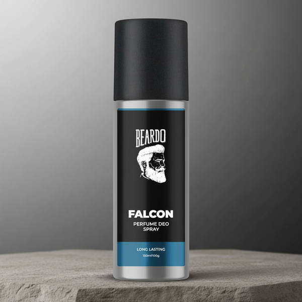 Beardo Falcon Perfume Deo 150ml Amber Fresh Musk Deodorant Body Spray HalfPe - FW -TPT