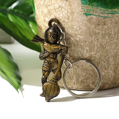 Hanuman Metal Keychain Set (2 Pc Mix Design)