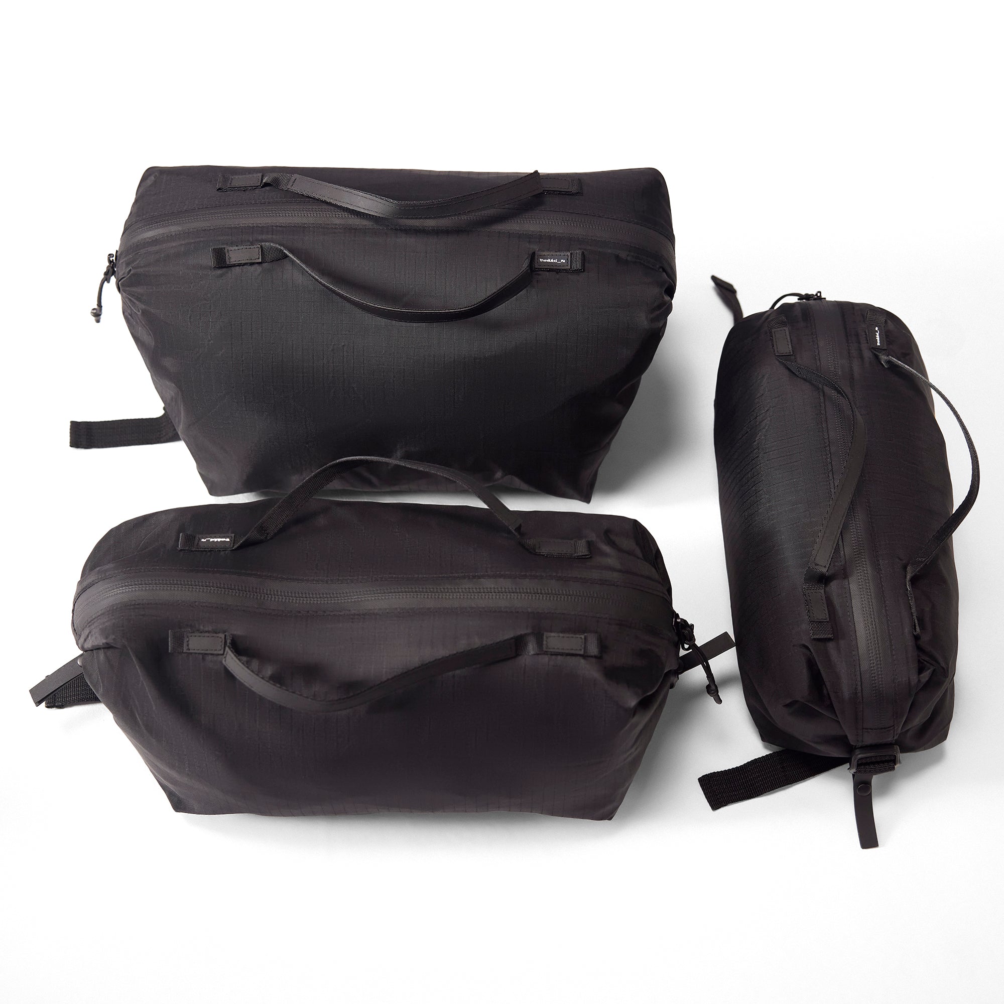 Packaging Bucket Cubes set in Black - open view