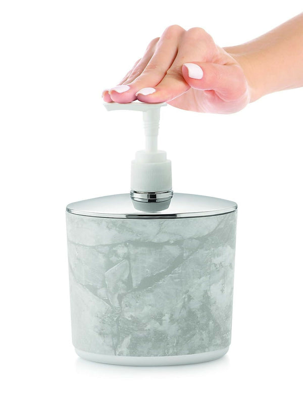 Liza Opal Liquid Soap Pump Dispenser for Bathroom & Kitchen – 420 ml (Multicolour) HalfPe - FW -TPT