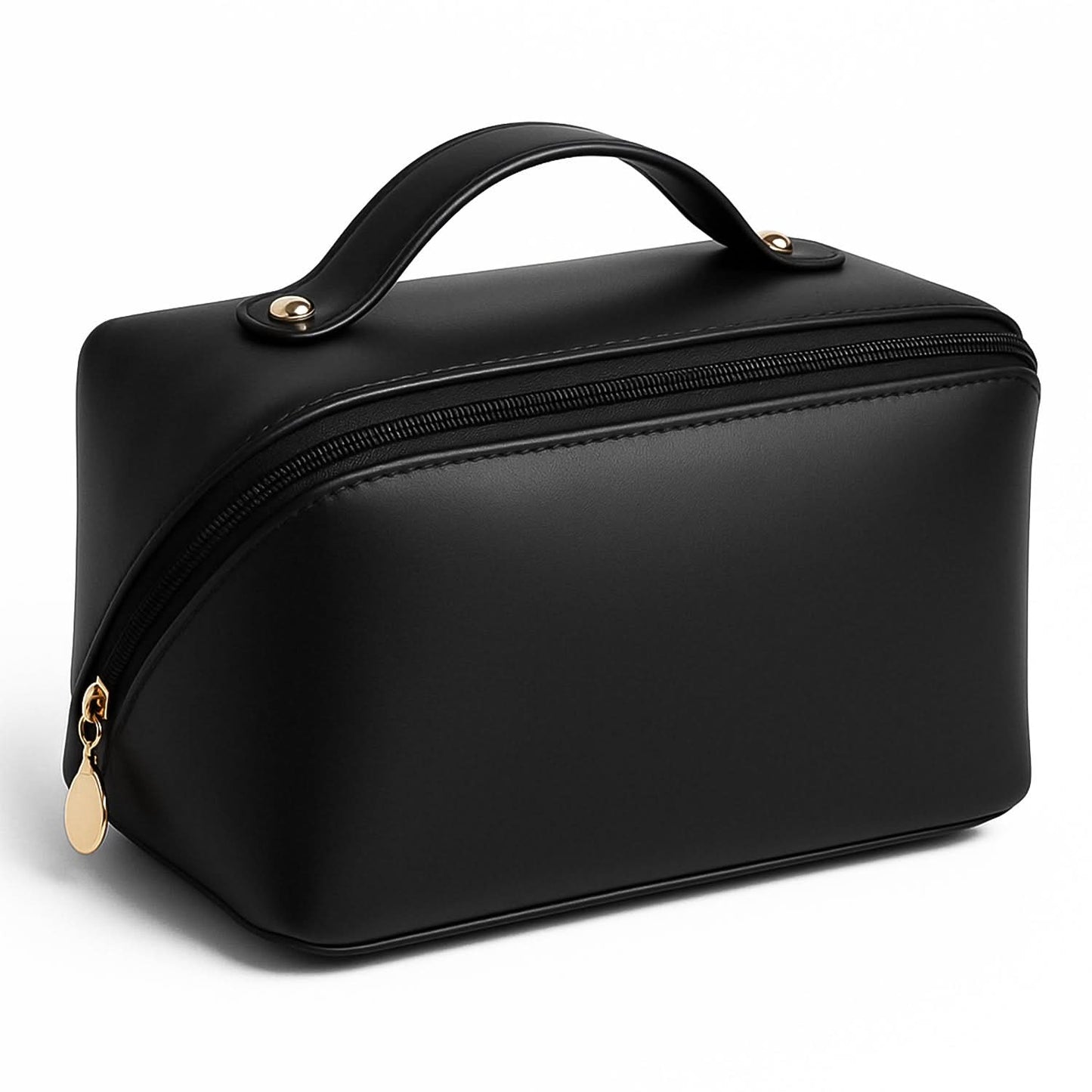 Premium Travel Makeup Toiletry Organizer Pouch With Zipper  Handle(1 Pc)