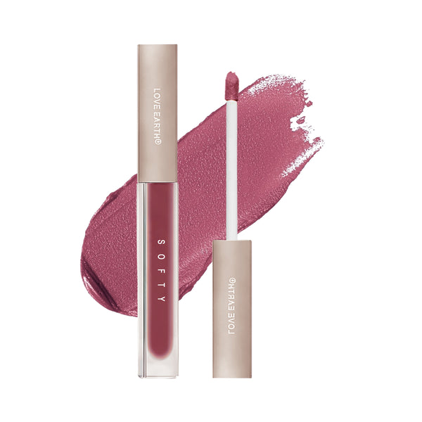 Love Earth Softy Tinty Lipstick - Caramel Frost| Vitamin E, Squalane & Peptides Infused Hydrating Lip Tint - 2ML
