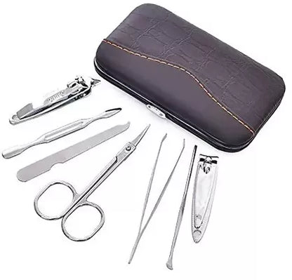 Multispace 7-in-1 Professional Manicure Set – Stainless Steel Nail Clipper Kit for Kids, Women, and Girls