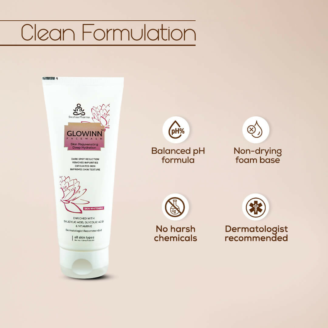 Glowinn Facewash – Skin Rejuvenating & Deep Hydration (100ml)