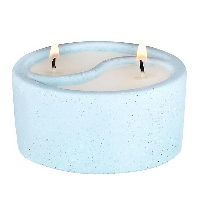 PROSPERRO LUMO by Parkash Candles Yin Yang Scented Candle (Blue) - HalfPe