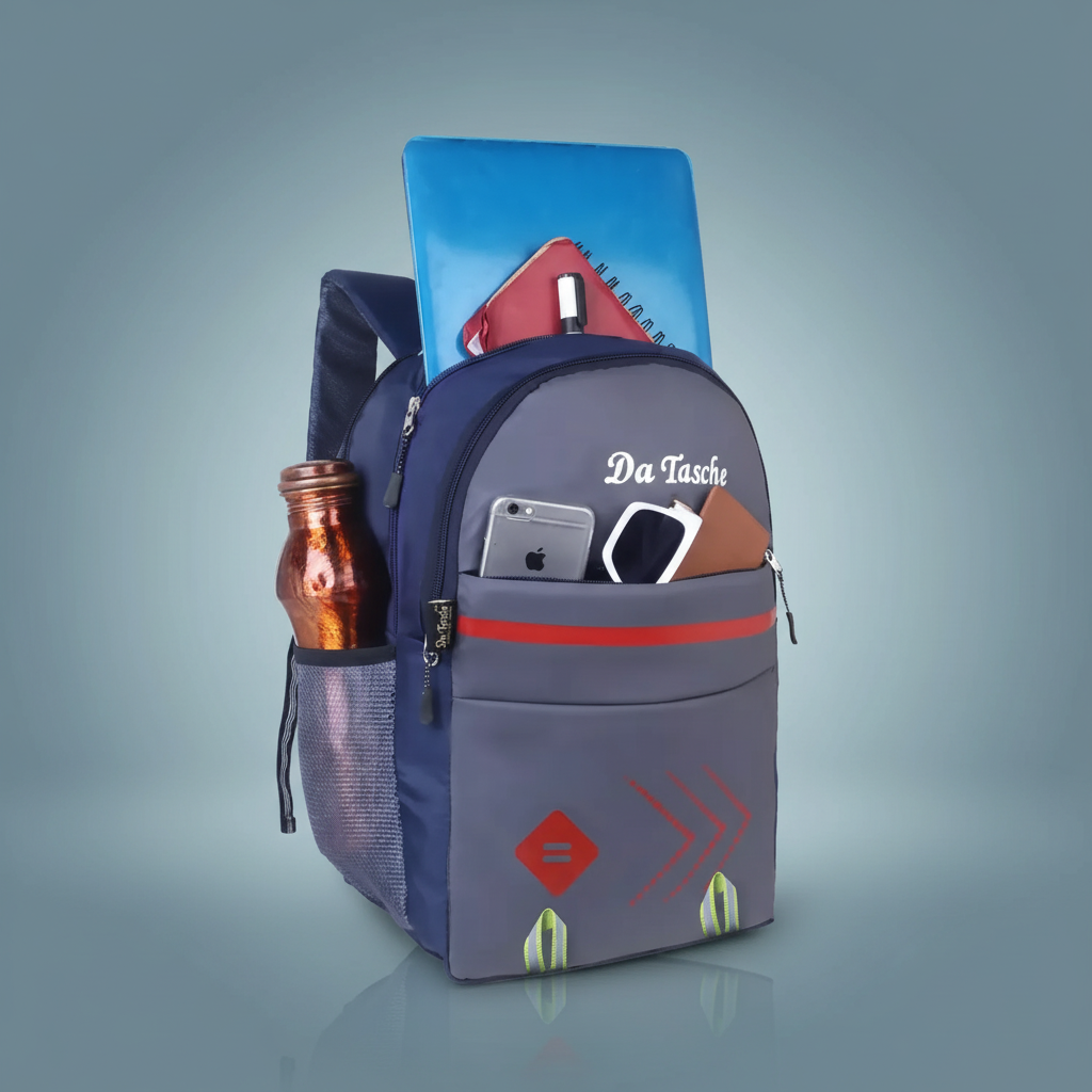 30 L Medium Laptop Backpack for Unisex - Navy Blue SUPER