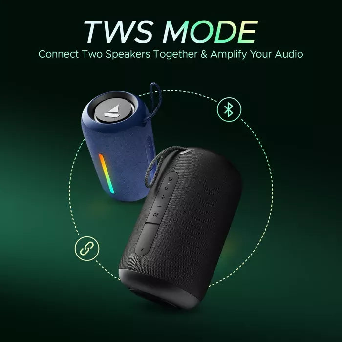 boAt Stone 358 Pro 14W Signature Sound, Up to 12 Hours Playback, BTv5.3, Free Music Streaming on JioSaavn Bluetooth Speaker (MULTICOLOR)