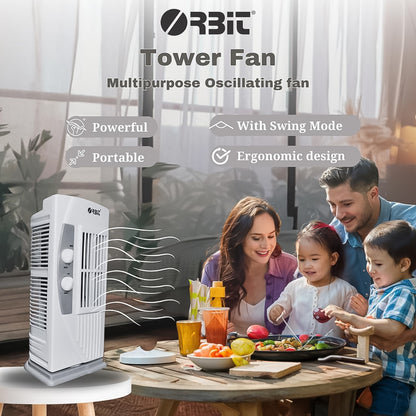 Orbit Micro Oscillating Tower Fan (1 Pc)