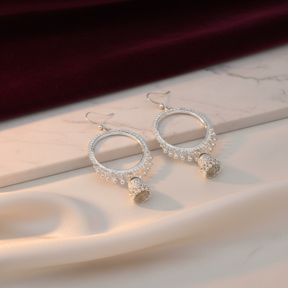 Santarms Silver Earring