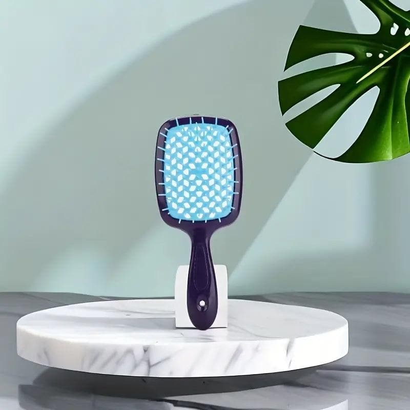 WK-23 Hairbrush for girls / women (Purple, Size: 21*8.5 cm) - HalfPe